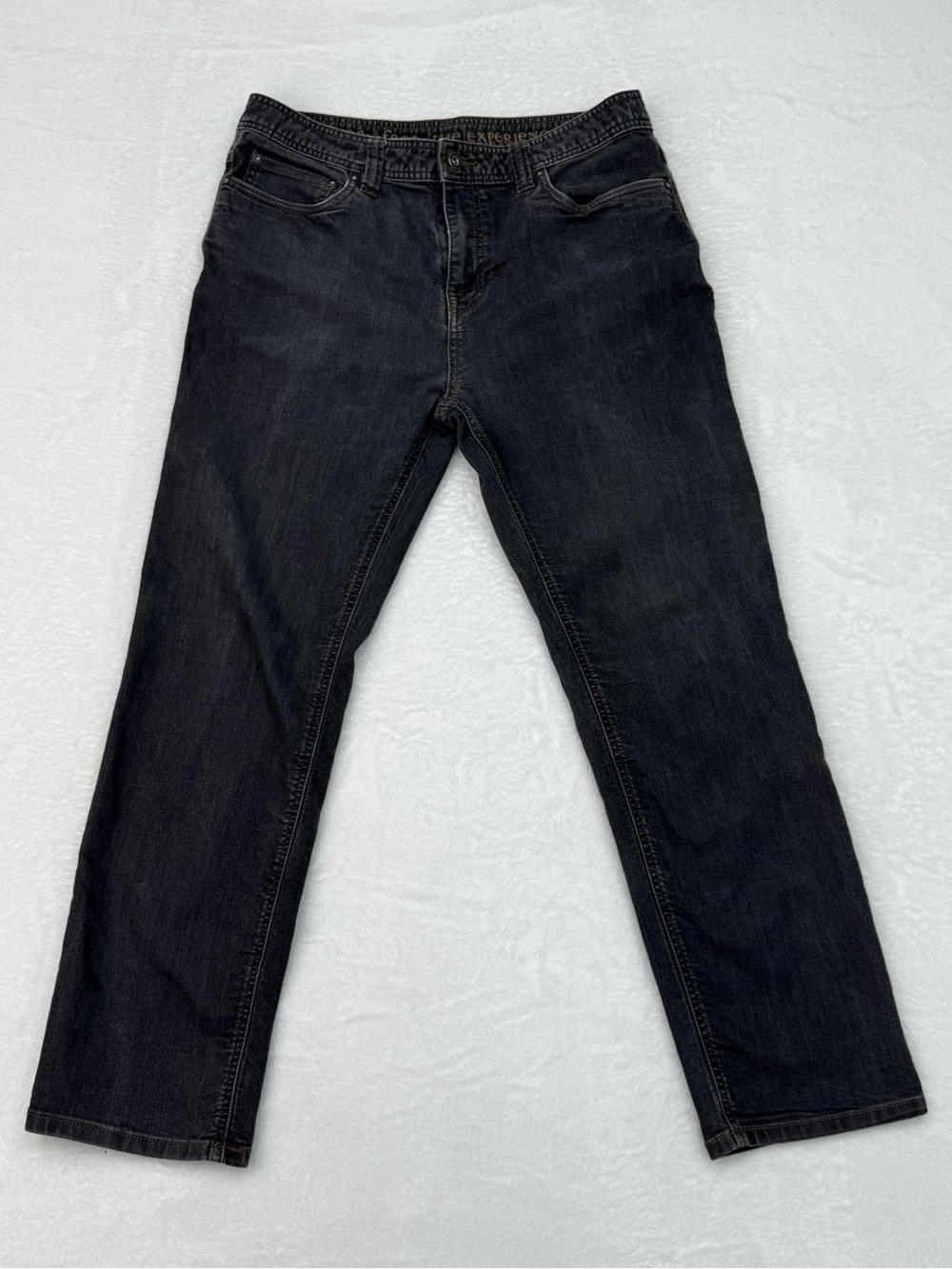 prAna Men's 34x30 Bridger Slim Fit Straight Leg Denim Jeans Grey